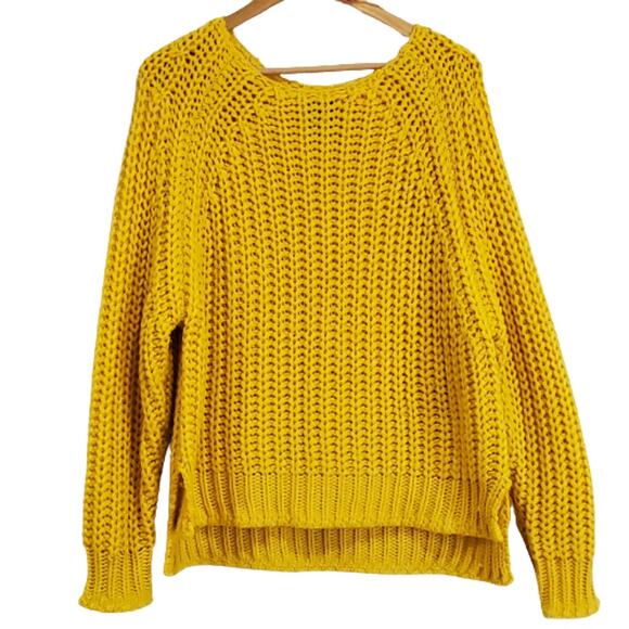 Kut from the Kloth Page Marigold Chunky Knit Sweater Large - Picture 1 of 6